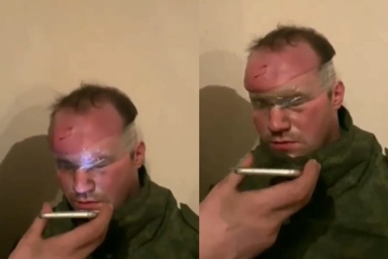(ВИДЕО) «Я в плену, бать». Российский солдат звонит родителям