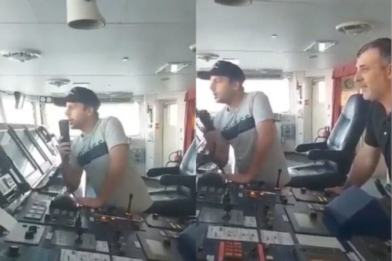 (ВИДЕО) «Используйте весла». Грузинский буксир отказался помочь экипажу России