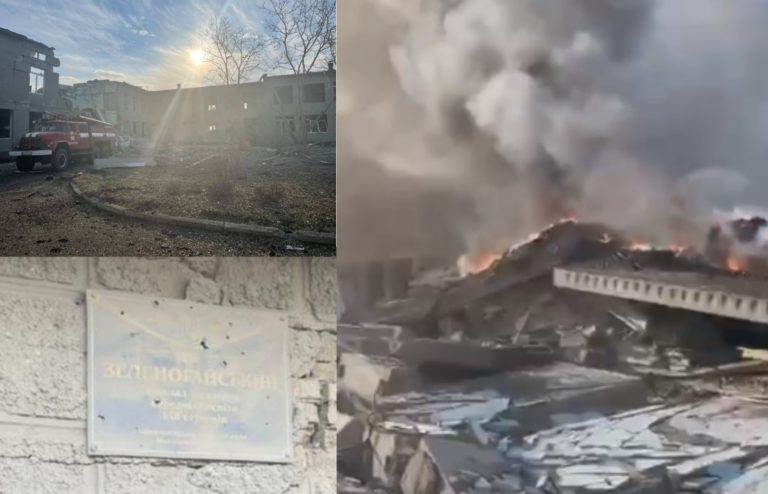 (ВИДЕО) Российские войска нанесли авиаудар по школе в Николаеве