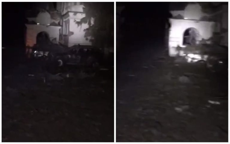 (ВИДЕО) Российская авиация обстреляла Святогорскую лавру в Донецкой области