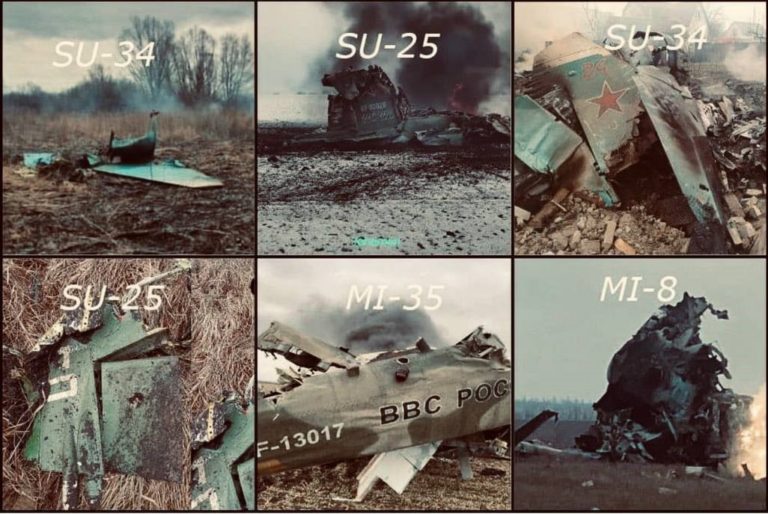 Украина сбила 9 российских самолетов и вертолетов за день