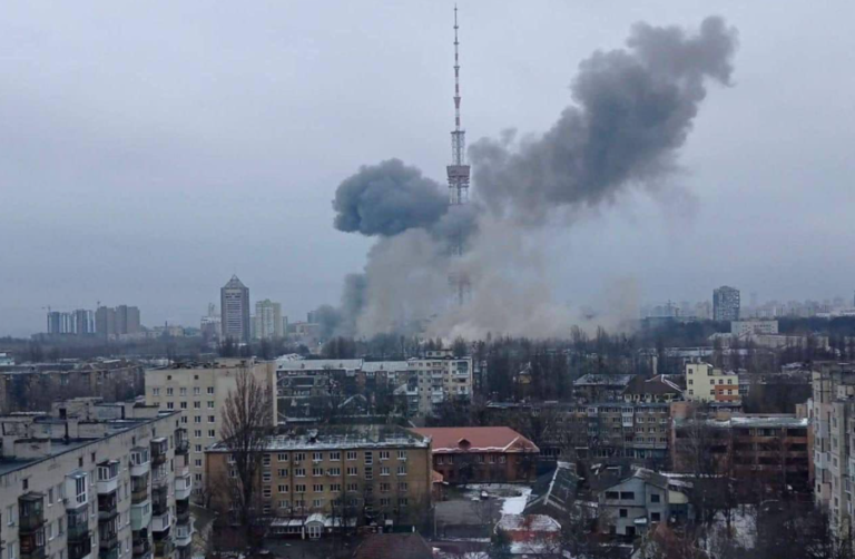 Во время ракетного удара по Киевской телебашне погиб оператор канала Киев.Live