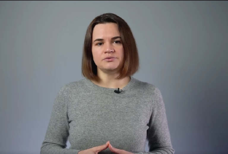 (ВИДЕО) Тихановская обратилась к белорусам из-за возможного вторжения Беларуси в Украину