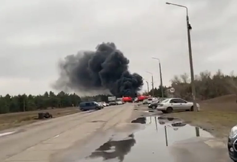 (ВИДЕО) В Энергодаре продолжаются бои