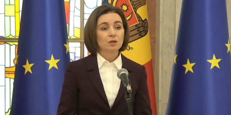 Санду промульгировала закон о запрете символов «V» и «Z» и георгиевской ленты в Молдове
