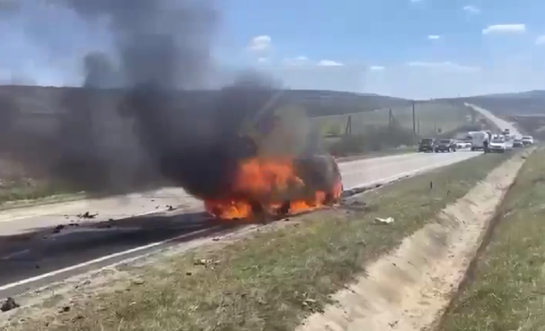(ВИДЕО) Смертельное ДТП вблизи Кишинева: два человека сгорели заживо в автомобиле