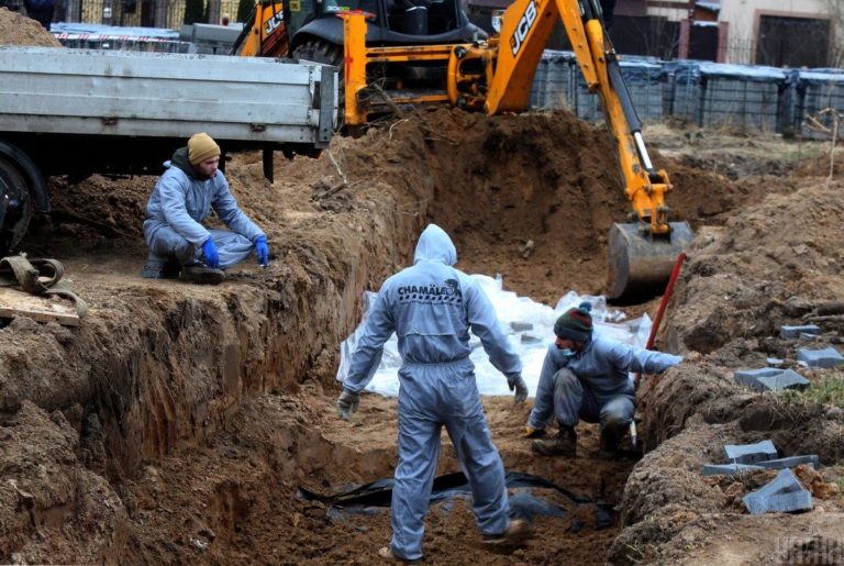 Полиция сообщила об обнаружении нового захоронения в районе Бучи