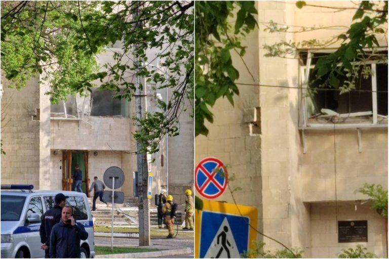 В Тирасполе произошла серия взрывов в здании т.н. Министерства госбезопасности