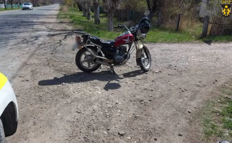 (ВИДЕО) В Бричанском районе задержали мотоциклиста без прав и рекордным содержанием алкоголя в крови