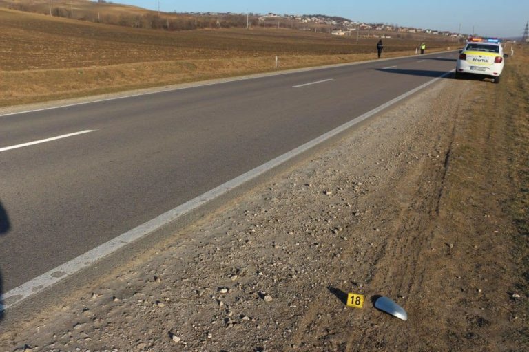 В Хынчештах задержан водитель, сбивший пешехода и скрывшийся с места происшествия