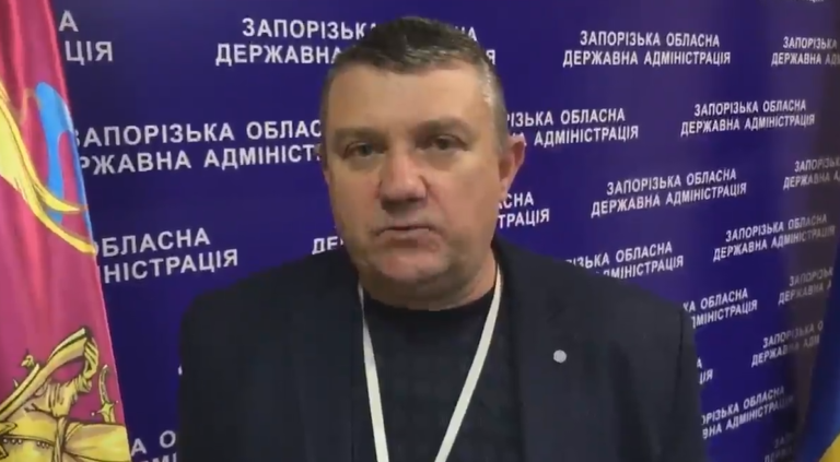 Российские войска провели референдум в Розовке Запорожской области