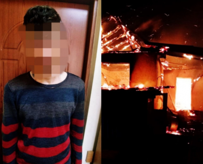 В убийстве отца и поджоге дома подозревают 24-летнего жителя Оргеевского района