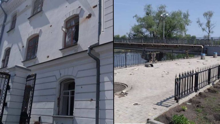 Семь человек пострадали в результате обстрела Свято-Успенской Святогорской лавры под Краматорском