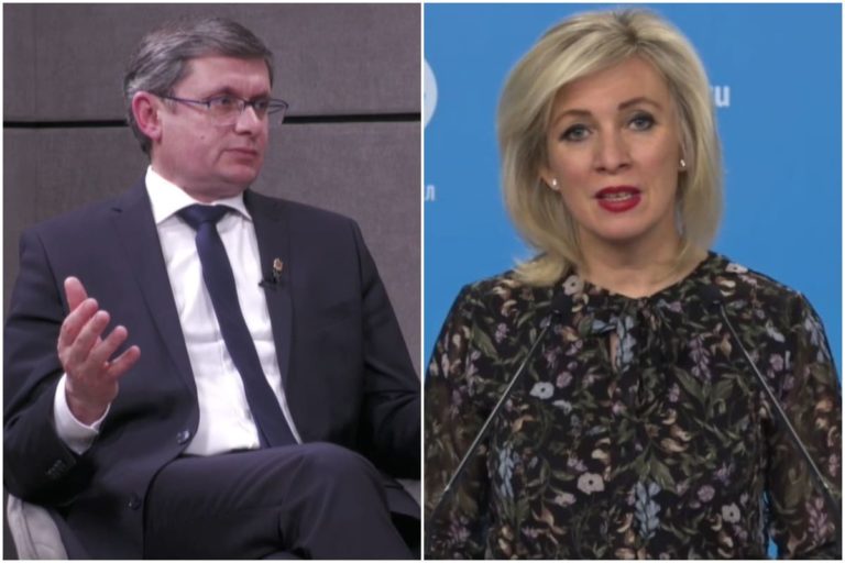 Гросу ответил Захаровой: «Привыкайте к тому, что в Молдове граждане имеют право протестовать»