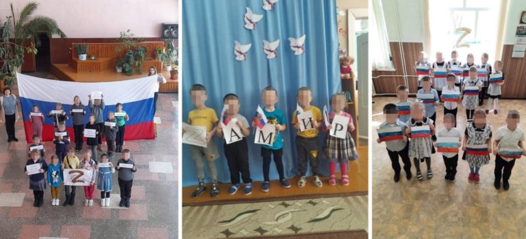 В России детский омбудсмен одобрила флешмобы с участием детей, построенных буквой Z