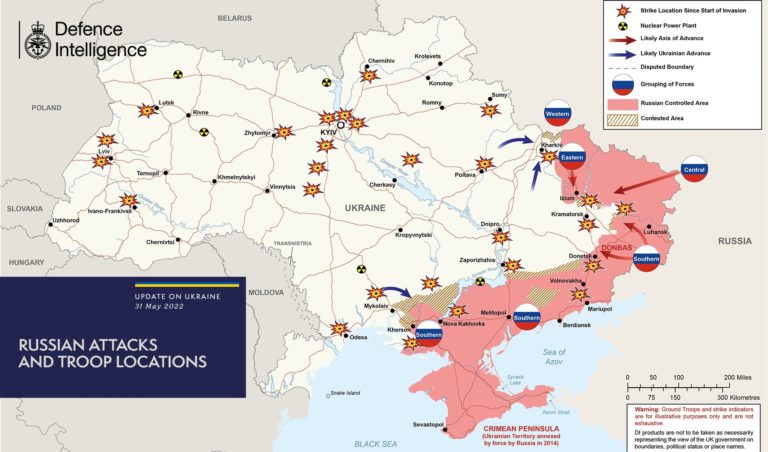 (КАРТА) Россия оккупировала пятую часть Украины: это примерно как половина Германии или Италии