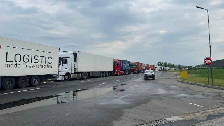 МВД: Очередь грузовиков на КПП «Леушены-Албица» сократилась вдвое