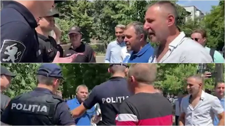 (Видео) Стычка у Апелляционного суда между сторонниками и противниками Додона