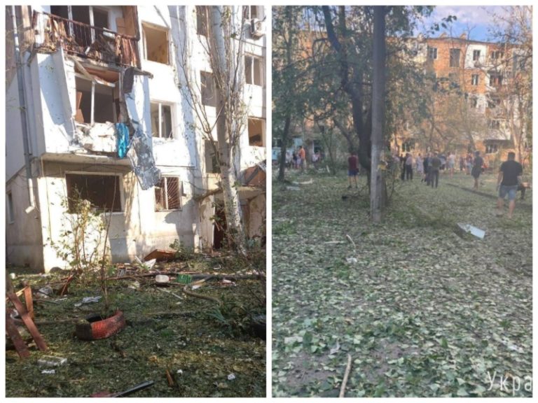 (ВИДЕО) Ракетные удары по Николаеву: разрушены дома, один человек погиб