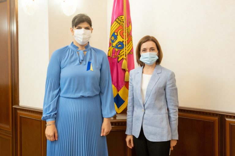 Санду после встречи с главным прокурором ЕС: «Борьба с коррупцией — это обязательство, которое мы взяли перед народом»