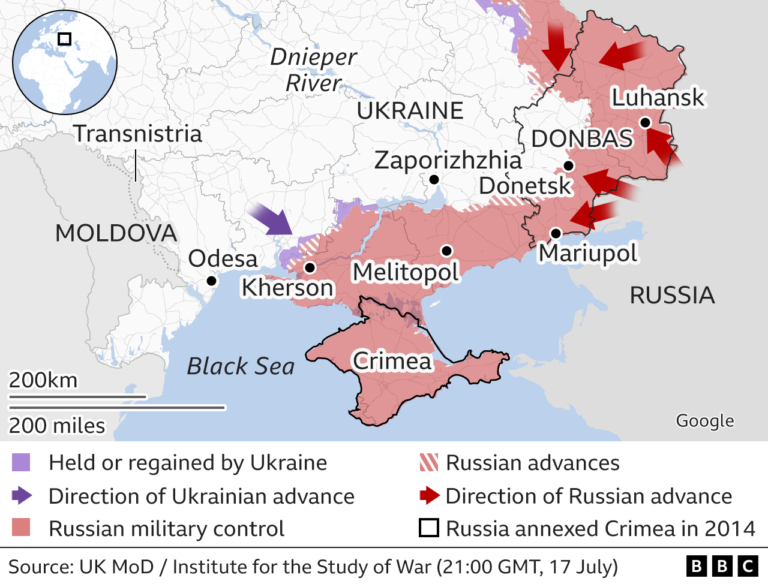 Bloomberg: Россия намерена присоединить оккупированные украинские земли к сентябрю