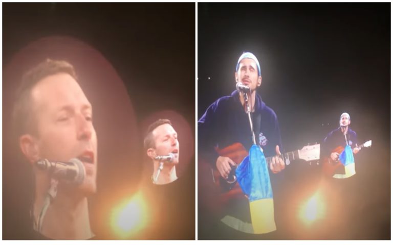 Coldplay на концерте в Варшаве исполнили песню «‎Обійми» «Океана Ельзи» вместе с украинским музыкантом