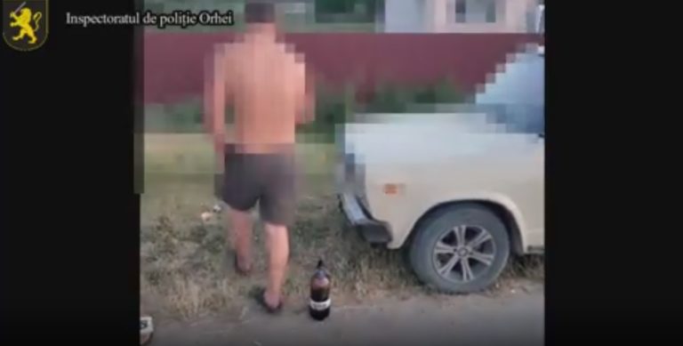 (ВИДЕО) Двух пьяных водителей задержали в Оргееве: один получил штраф 25 000 леев, другому грозит до года тюрьмы