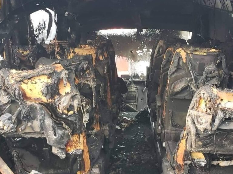 Во Франции загорелся автобус с десятками граждан Молдовы