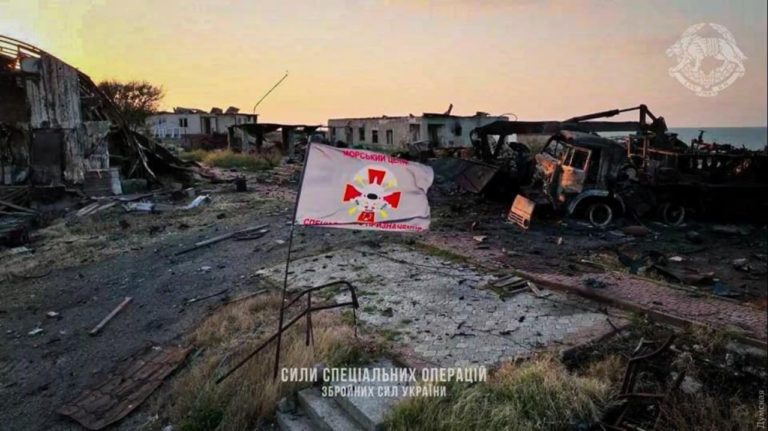 Российские военные обстреляли свою же технику на Змеином