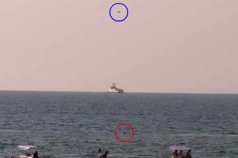 В Анапе спасли тонущего пловца с помощью дрона