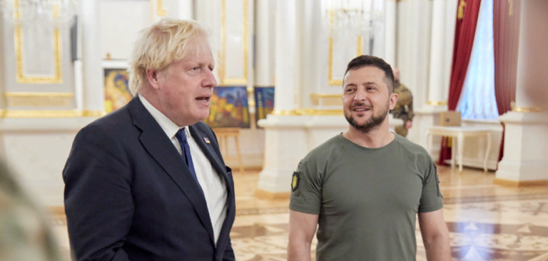 Борис Джонсон приехал в Киев в День независимости Украины