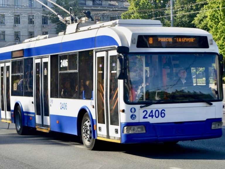 В центре Кишинёва с 8 по 10 мая ограничат движение транспорта