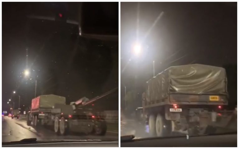 Социалист Цырдя опубликовал видео переброски военной техники «на юг», Минобороны ответило