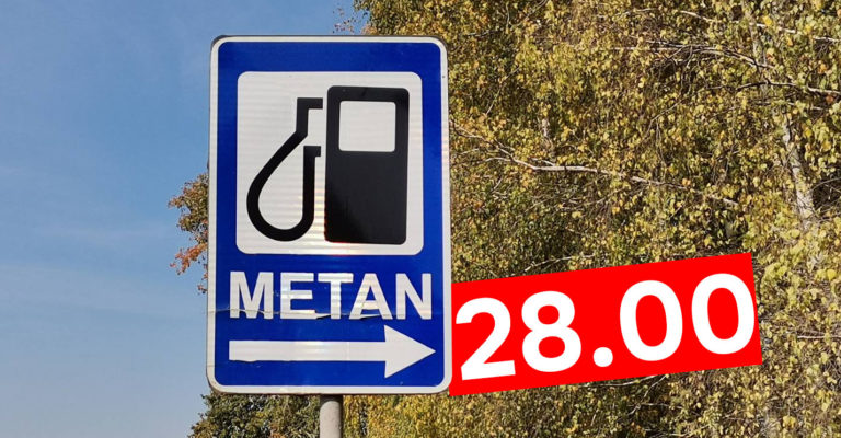 В Молдове резко выросла цена метана на автозаправках