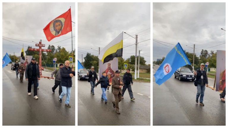 (ФОТО/ВИДЕО) На крестный ход на Покров Пресвятой Богородицы в Гагаузии вышли с флагом Новороссии
