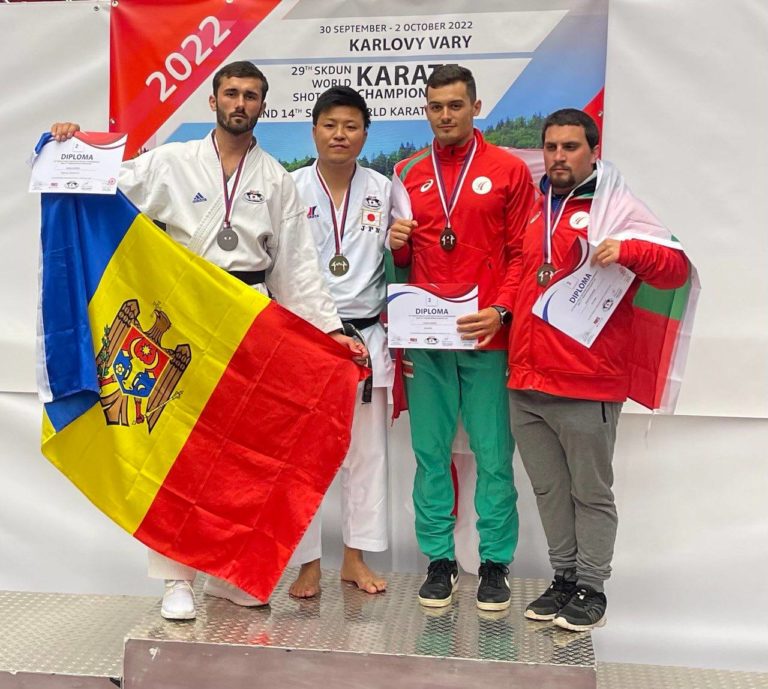 Молдавский каратист завоевал серебряную медаль на чемпионате мира в Чехии