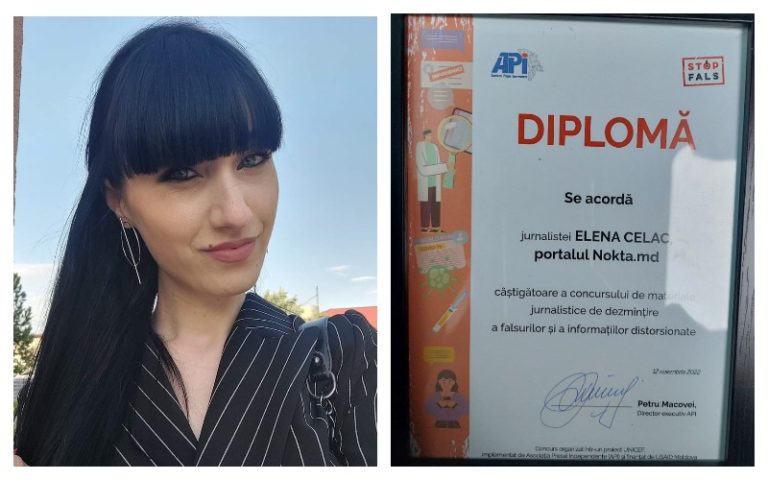 Журналистка Nokta Елена Челак — победительница конкурса Ассоциации независимой прессы