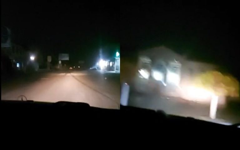 (ВИДЕО) Ночной дрифт по Комрату под громкую музыку: как отреагировали в полиции