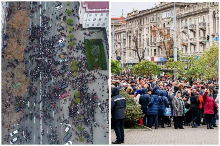 Сколько людей вышло на протесты Шора — данные полиции и партии отличаются в 15 раз