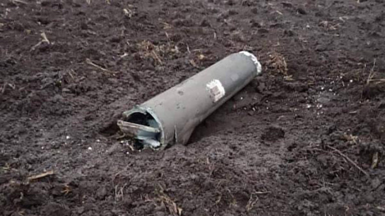 (ФОТО/ВИДЕО) На территорию Беларуси упал обломок ракеты