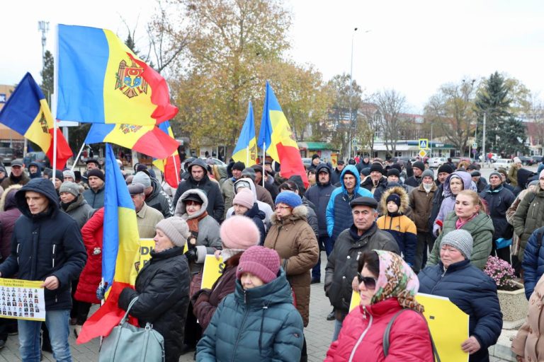 ПСРМ организовала протест в Кагуле