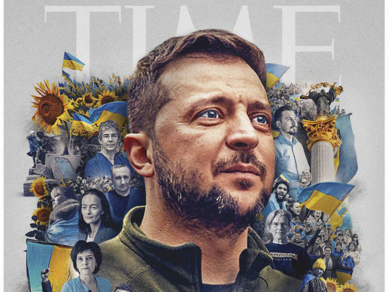 Журнал Time выбрал человеком года Владимира Зеленского и «дух Украины»