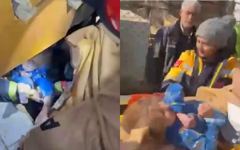 Молдавские спасатели вытащили 3-летнего ребенка из-под завалов в Турции. Эксклюзивное видео nokta от уроженцев Гагаузии