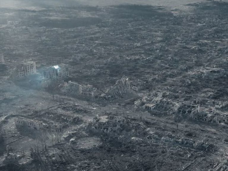 Выжженная земля: пропагандисты показали кадры полностью разрушенного города Марьинка в Донецкой области