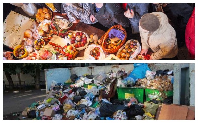 В Молдове около 30% продуктов к пасхальному столу оказались на помойке