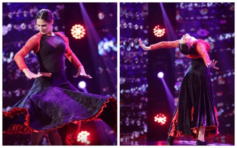 (ФОТО/ВИДЕО) Девушка из Молдовы на шоу Românii au Talent впечатлила жюри танцем фламенко