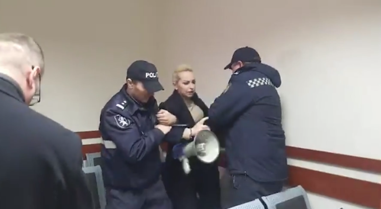 Депутатка Таубер устроила скандал в суде по делу Шора и ее силой вывели из зала