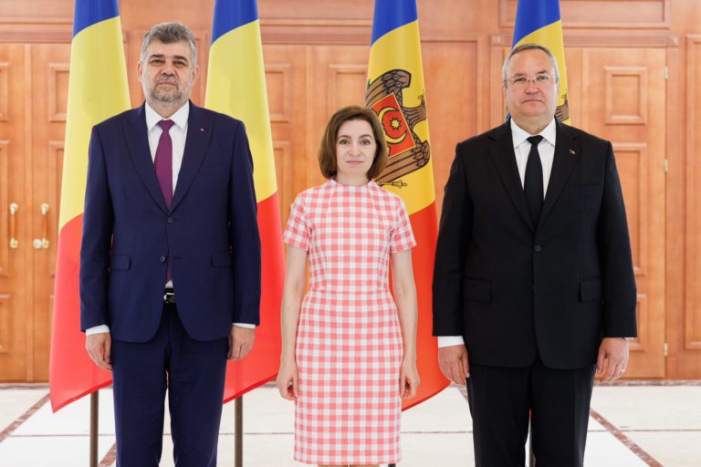 Санду, Гросу и Речан встретились с премьером  и председателем Сената Румынии