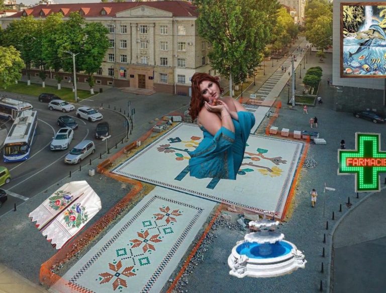 В Кишинёве «Древо жизни» из тротуарной плитки стало поводом для мемов