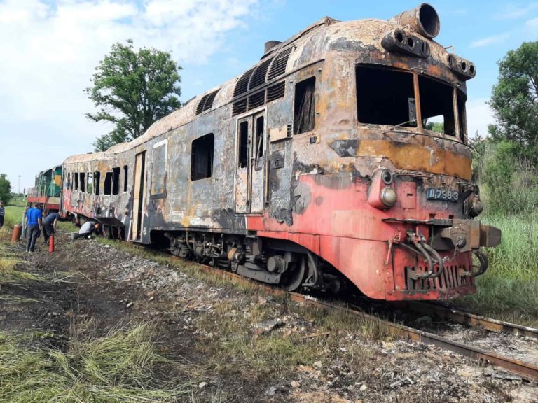 (ФОТО) В Унгенах загорелся «дизель»